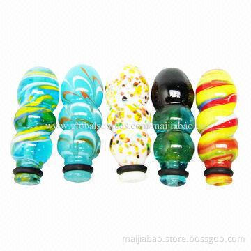 Colorful Special Glass Tips Manufacturer, Used for 510 or eGo E-cigarettes
